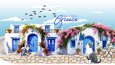 yunanistan illüstrasyonları