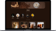 Kafe Menü Sayfası UI/UX Tasarımı
