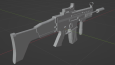 3D Silah Tasarımı - Game Ready