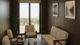 Ev, ofis, kafe, restoran, 3d render,model