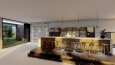 Modern Otel İç Mekan Tasarımı-Lobi ve Sosyal Alan Render 