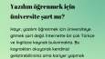 Üniversite Şart mı?
