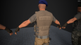 Komando low poly rigged.