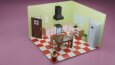 Low Poly Mutfak tasarımım