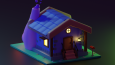 Gravedigger's House- Mezarcının evi (3D modelleme)