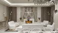 Tasarımını üstlendiğim villanın giriş ve salon alanları 
