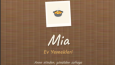 Mia Ev Yemekleri - Skeuomorphism Menü Tasarımı