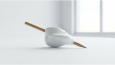 Ergonomik Kalem Tutucu – Endüstriyel Konsept render