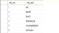 SQL VERİTABANI