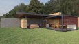Villa barbekü eki, Dış mekan mimari tasarım, Render