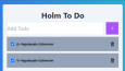 Holm To Do