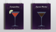 "Bar Table" Projesi Kokteyl Posterleri
