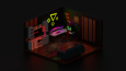 3D Izometrik Oda 
