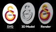 Logo-->3D Model Örnek
