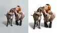 Fotoğraf + Özel Arkaplan + Rötuş