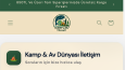 Kamp & Outdoor ürünleri için Shopify mağaza tasarımı