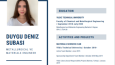 İngilizce CV