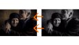 siyah beyaz ve soluk renkli fotoğrafları renklendirme