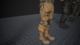 Komando low poly rigged.