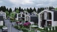Modern Villa Sitesi Dış Cephe ve Peyzaj Tasarımı