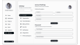 Modern Dashboard Panel Ayarları ve Profil UI/UX Tasarımı