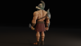 Gladiator and Skulls 