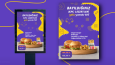 Getir Yemek & KFC Banner post story tasarımları