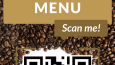 Arafta Cafe QR kod menü broşürü
