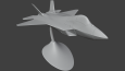 TUSAŞ Kaan - 3d baskı modeli
