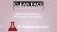 Clean face akne maskesi sosyal medya tasarımları