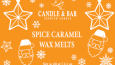 Candle And Bar Label Christmas Design 