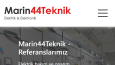 Marin44Teknik - Kurumsal Web Site