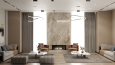 3DS MAX villa iç mekan tasarımı
