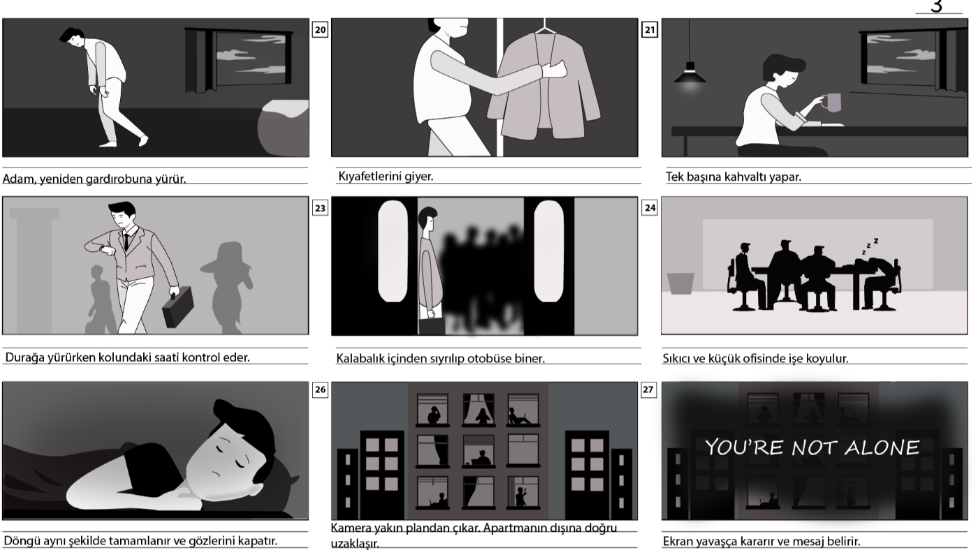 Ben, projeleriniz için storyboard oluşturabilirim - meodivadesign