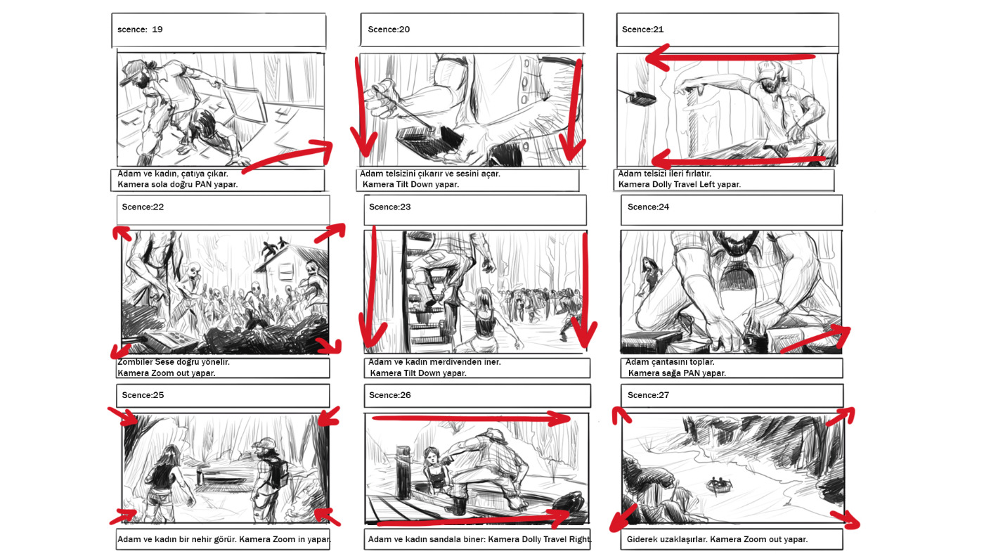 Ben, sizin fikirlerinize uygun storyboard yapıyorum - boothdesign0