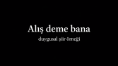 Duygusal Şiir Örneği