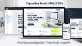 Modern Kurumsal Web Arayüzü - Figma & HTML/CSS