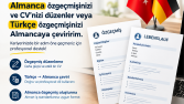 Almanca özgeçmişinizi ve CV düzenlerim
