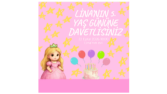Çocuk doğum günü davetiyesi tasarımı