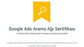 Google ads sertifikalar