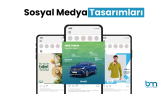 Markalar için yapmış olduğum sosyal medya tasarımları