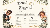 Eğlenceli ve özgün davetiye tasarımı