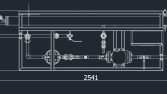 AutoCAD 2D Parça Makine Parçaları Çizim