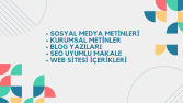 Metin yazarlığı-Web sitesi içeriği