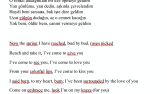 Lyrics Çeviri