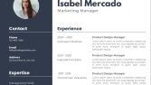 Bu cv pazarlama müdürüne ait ingilizce olarak hazırlandı