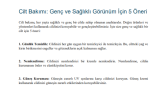 Cilt bakım markası için yazdığım web sitesi içeriği