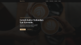 Modern Kafe & Coffee Shop — Responsive Web Sitesi