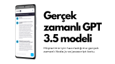 Chat GPT 3.5 özel realtime bot