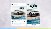 Cratos Rent A Car Sosyal Medya Tasarımı
